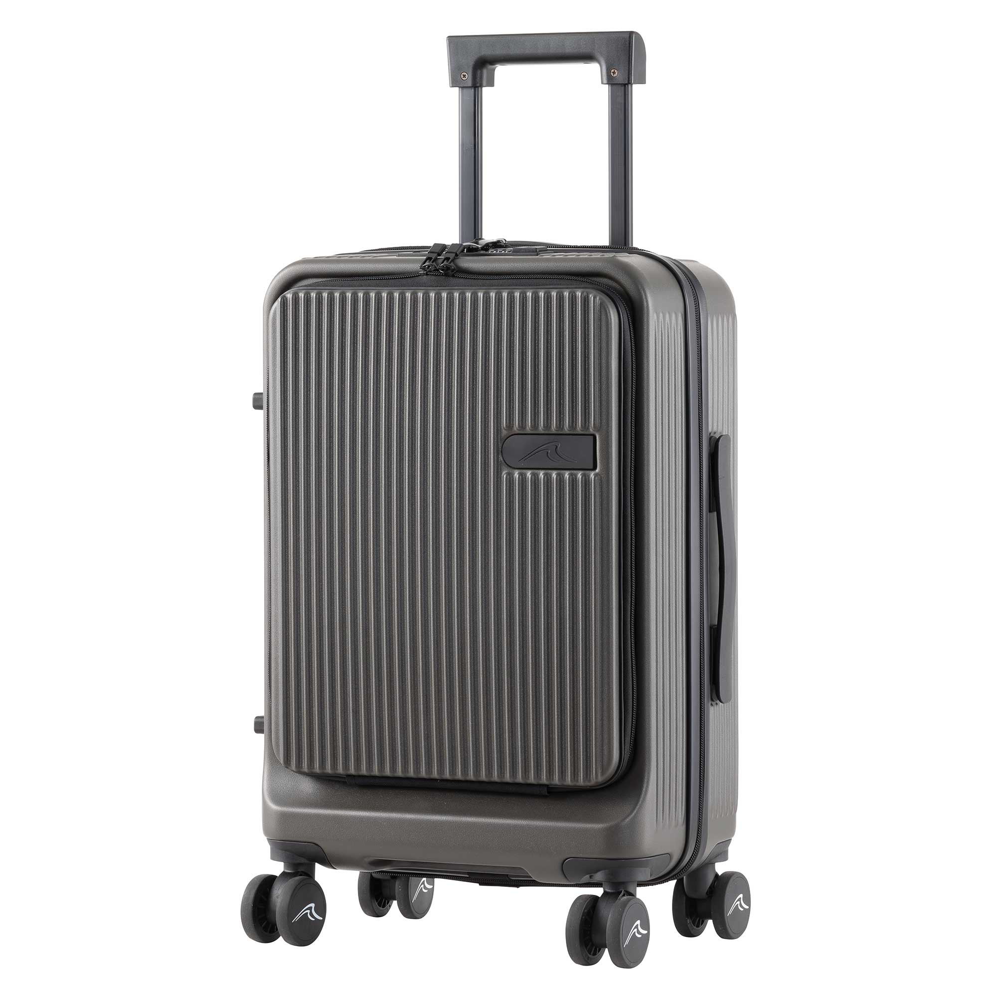 Dellonda 20-Inch Carry-On Luggage with Laptop Compartment, TSA Approved Dual Locks, USB Charging Port & 360° Spinner Wheels - Perfect for Business Travel & Weekend Getaways (Model DL157)