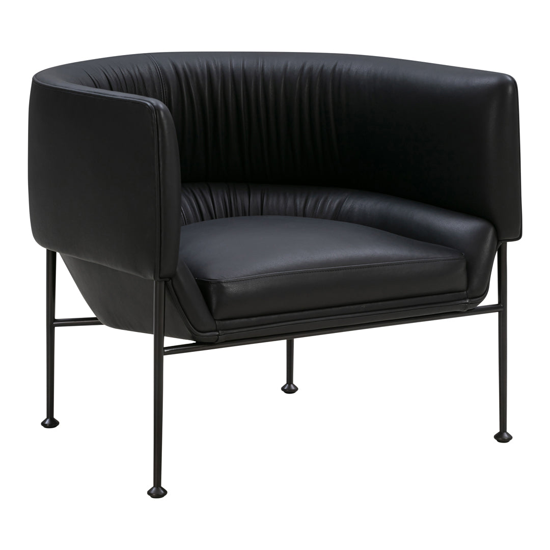 Modern Accent Chair - Mid Century Lounge Chair with Wooden Legs for Living Room, Bedroom, or Office - Comfortable Reading Chair with Soft Cushions and Ergonomic Design - Perfect for Relaxing, Napping, or Working from Home