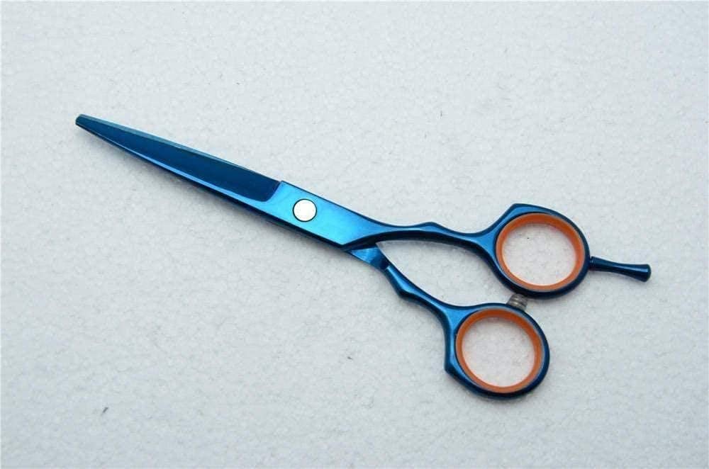 Professional Hairdressing Scissors 6 Inch - Barber Shears for Salon & Home Use - Stainless Steel Single/Double Blade Willow Leaf Design - Perfect for Hair Cutting, Styling & Trimming