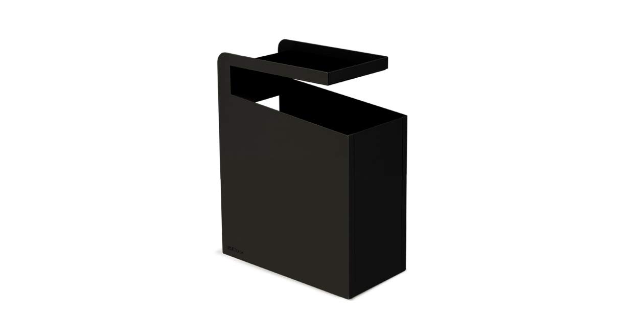 UPLIFT Desk Hanging Storage Cubby Organizer - Black Fabric Wall Mount Shelf for Office, Dorm Room, or Closet Organization - Perfect for Storing Books, Supplies & Accessories