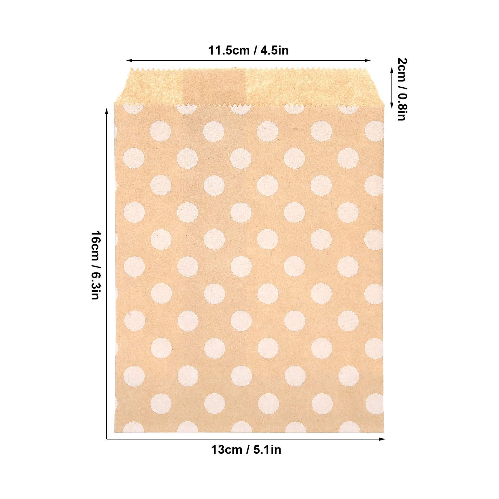 Eco-Friendly Kraft Brown Paper Snack Bags - 100 Pack Biodegradable Sandwich Bags for Bakeries, Cafes & Food Trucks | Perfect for Cookies, Pastries & On-the-Go Snacks