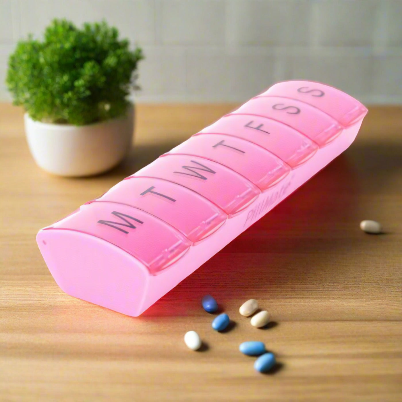 Alvita 7-Day Pill Organizer - Weekly Medication & Vitamin Dispenser for Travel, Home, and Daily Health Management