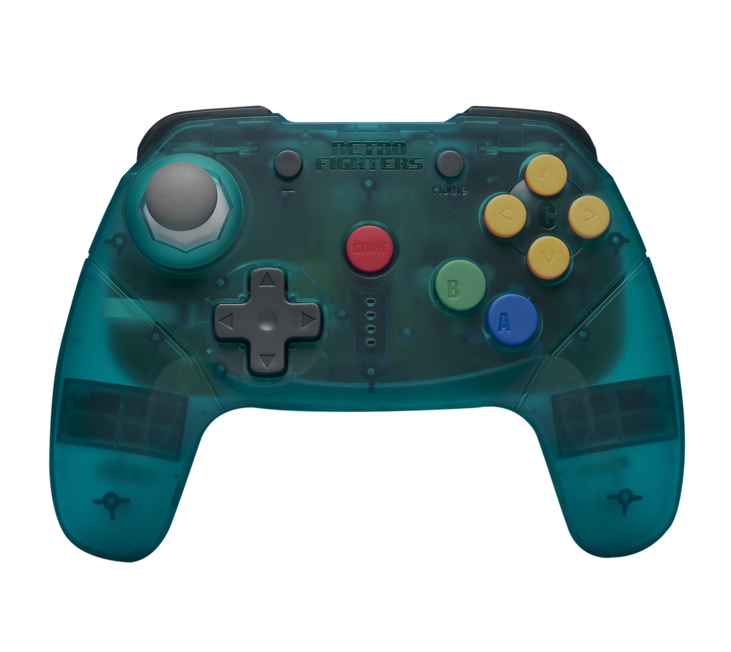 Retro Fighters Brawler64 Wireless Bluetooth Controller for Nintendo Switch - NSO Edition (Blue) | Perfect for Classic Gaming & Multiplayer Battles