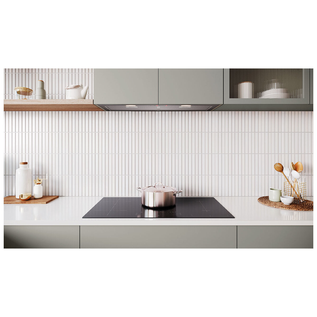 Westinghouse WHI955BD 90cm 5-Zone Induction Cooktop with Hob2Hood - Fast, Efficient Cooking for Modern Kitchens | Perfect for Home Chefs & Entertaining