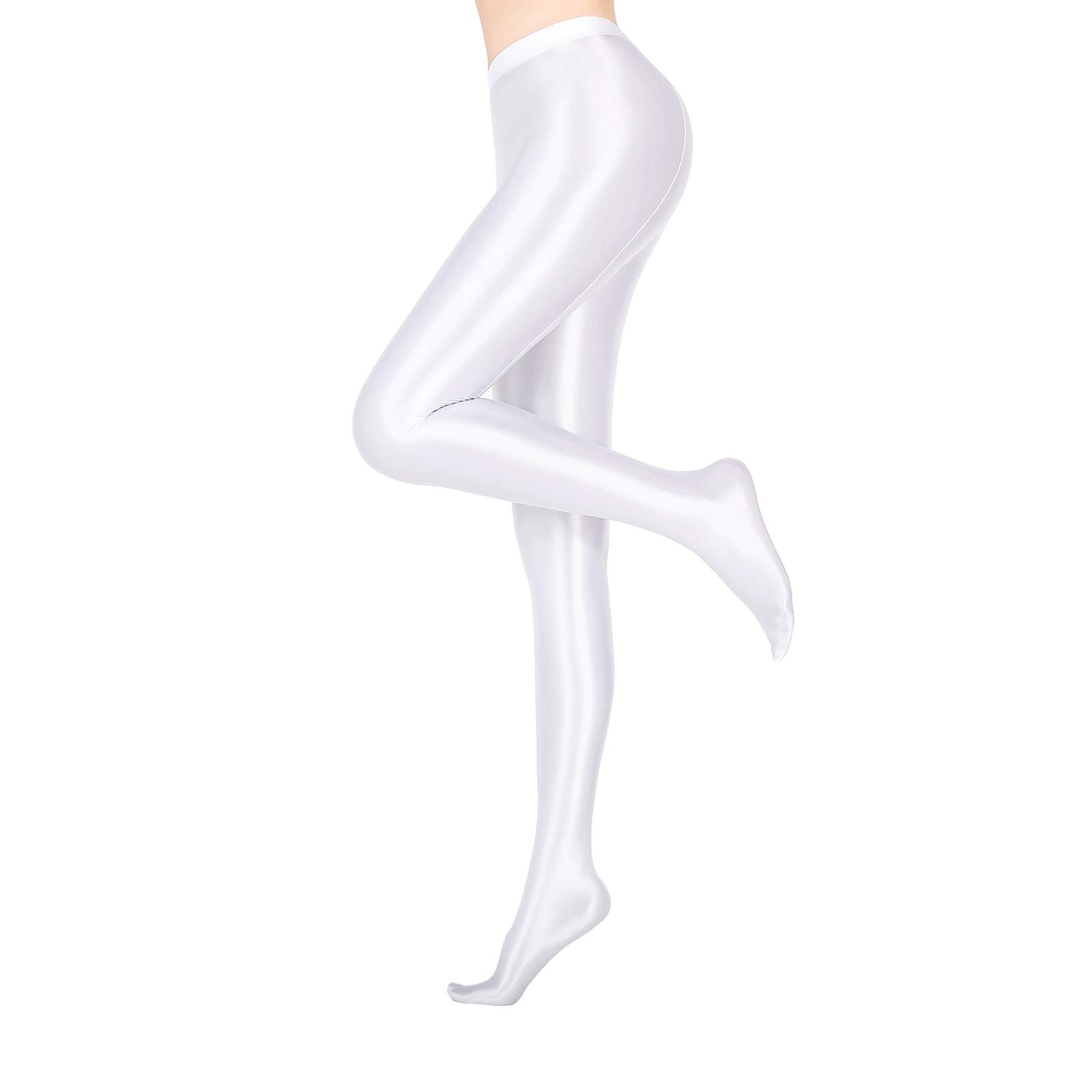 Glossy Opaque Pantyhose - Shiny High Waist Tights for Women | Sexy Stockings, Yoga Pants & Sports Leggings | Perfect for Training, Fitness & Everyday Wear