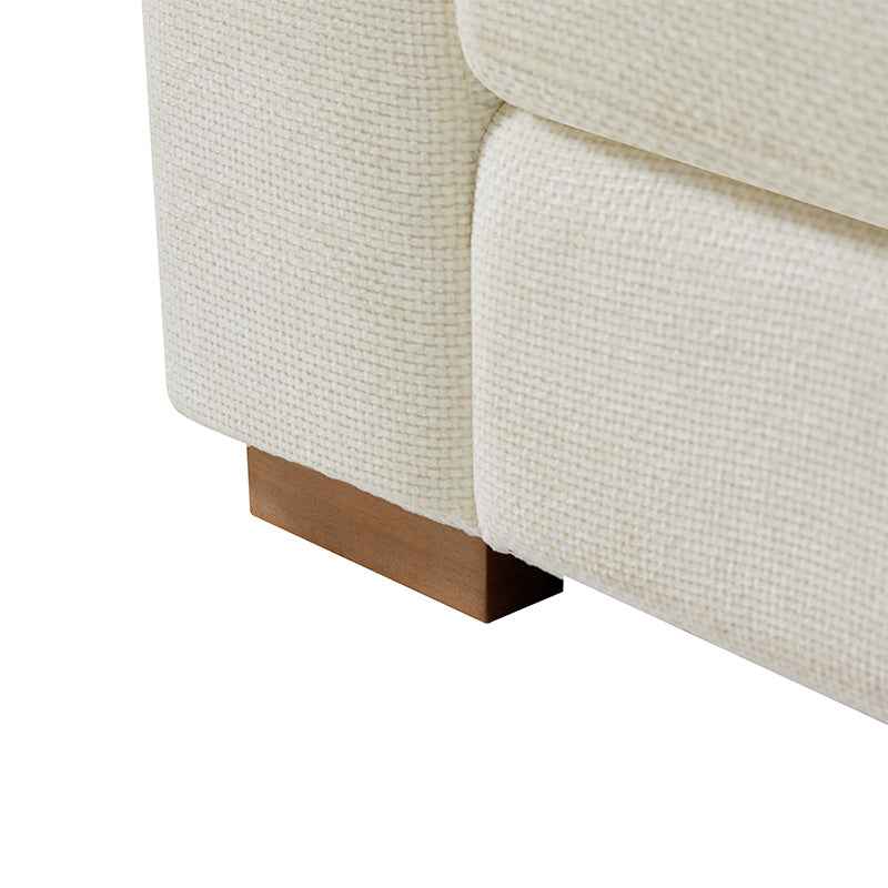 Morgan Large Four Seater Cream Colored Sofa - Luxurious Living Room Furniture for Home & Office Comfort