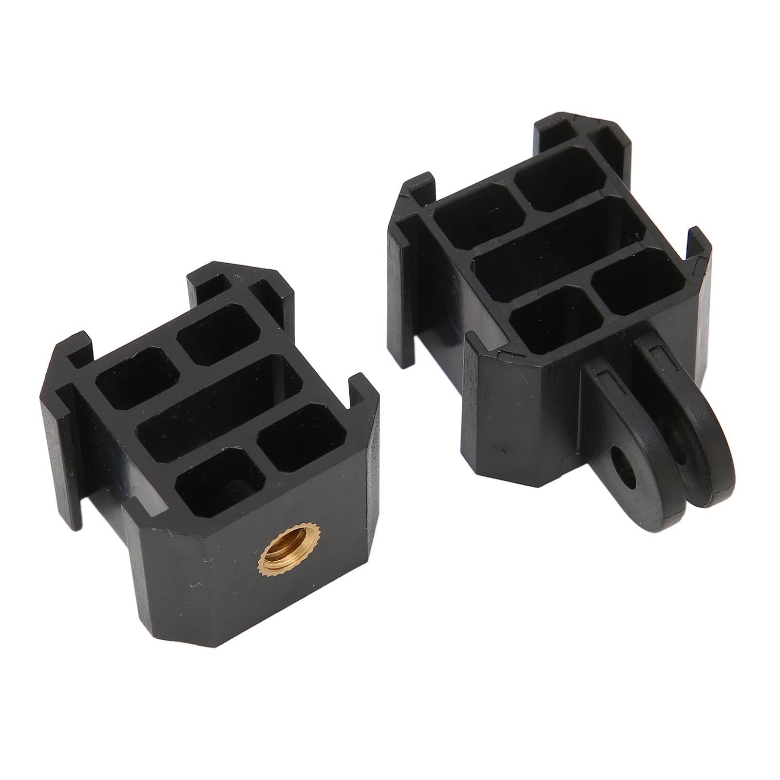 Triple Cold Shoe Mount Adapter Bracket for DSLR Camera - Compatible with Action Cameras, Fill Lights & Microphones - Perfect for Vlogging, Photography & Video Recording
