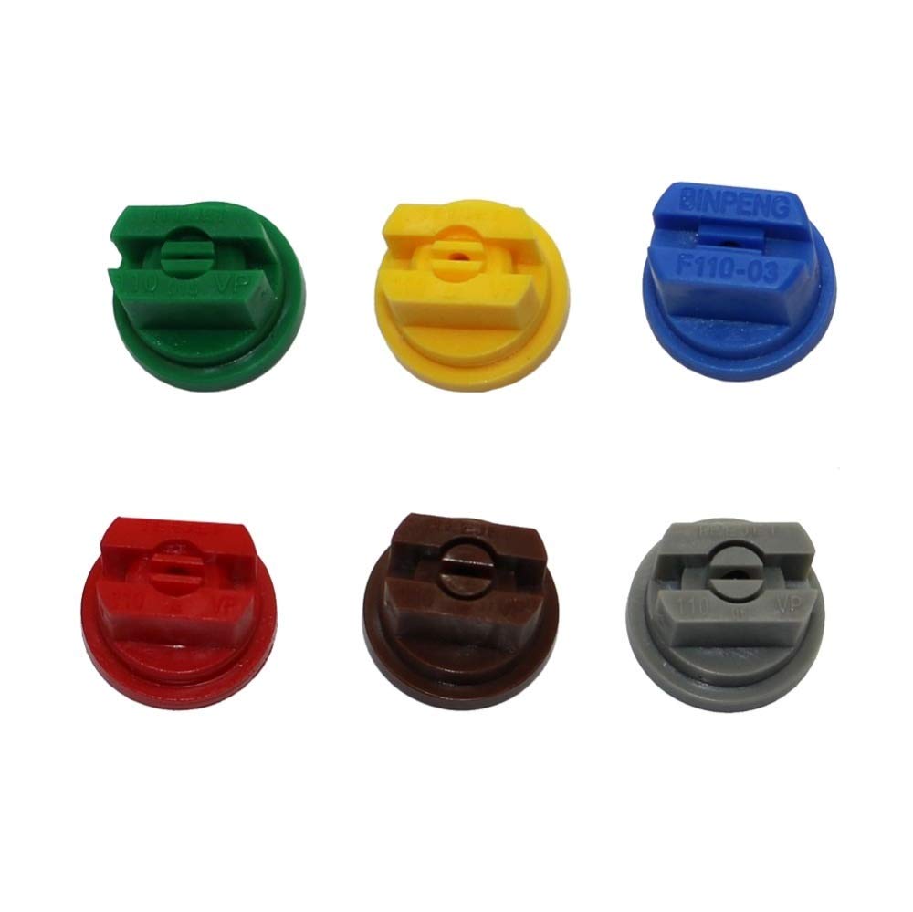 Quick Connect Garden Hose Nozzle - Wide Angle Fan Spray Head for Agricultural Drone & Knapsack Sprayer System (200 Pcs, Brown) - Perfect for Lawn Care, Farm Irrigation & Pest Control