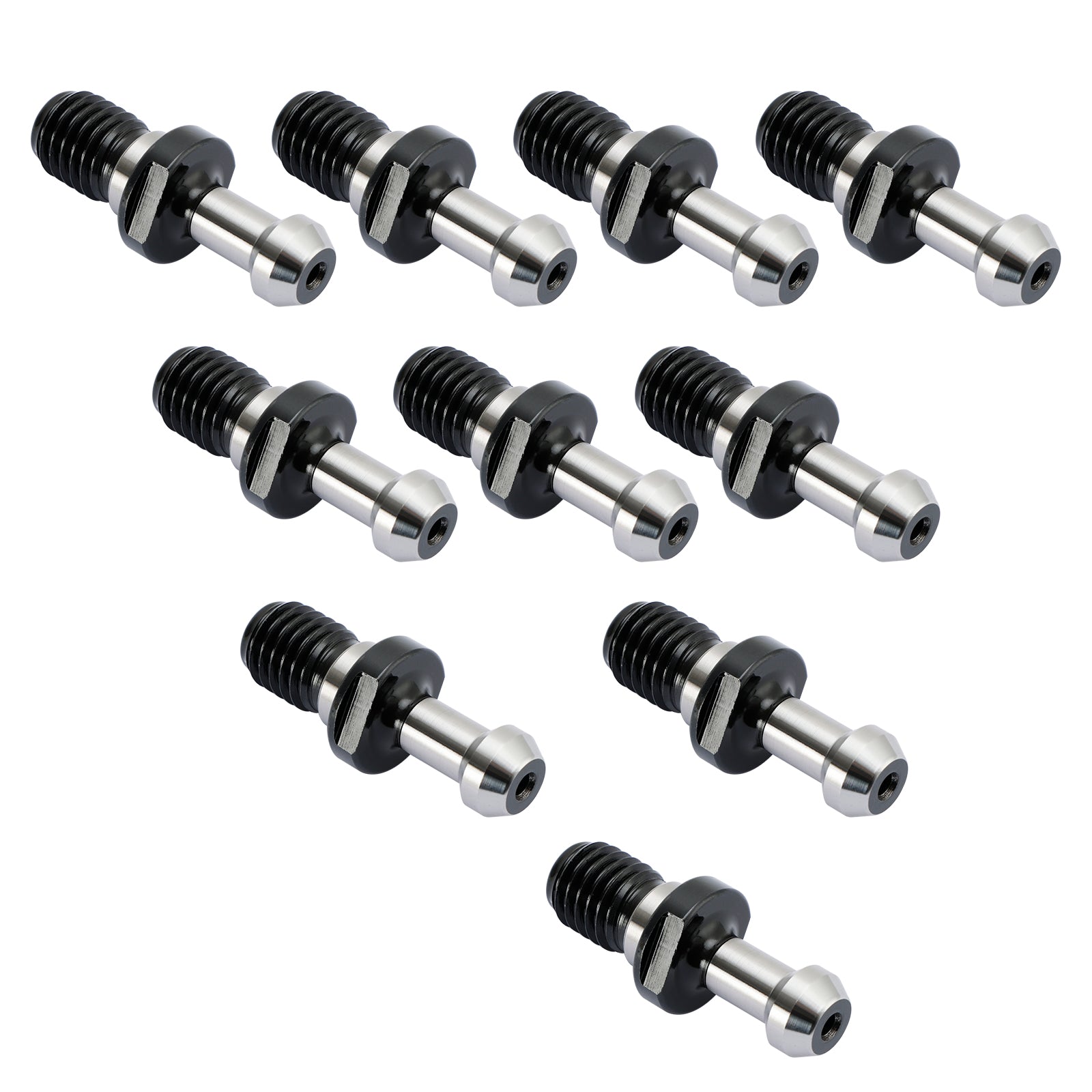 10Pcs CAT40 45° Pull Stud Retention Knob - Compatible with Haas & Other CAT40 CNC Machines - High Precision CNC Tool Holder Accessories - Perfect for Milling, Drilling & Lathe Operations
