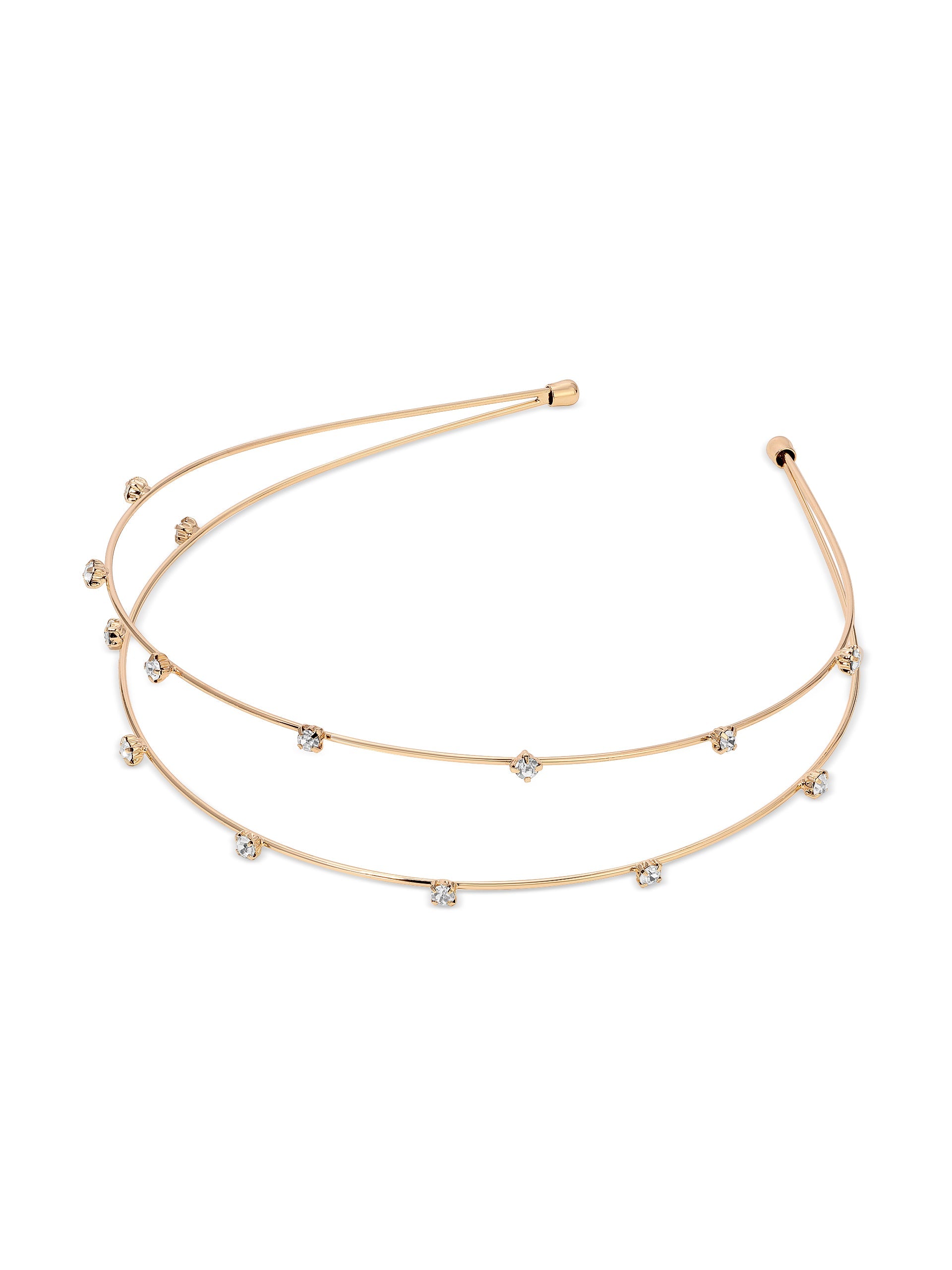 Elegant Crystal Beaded Gold Headband for Women - Perfect for Weddings, Parties, and Special Occasions