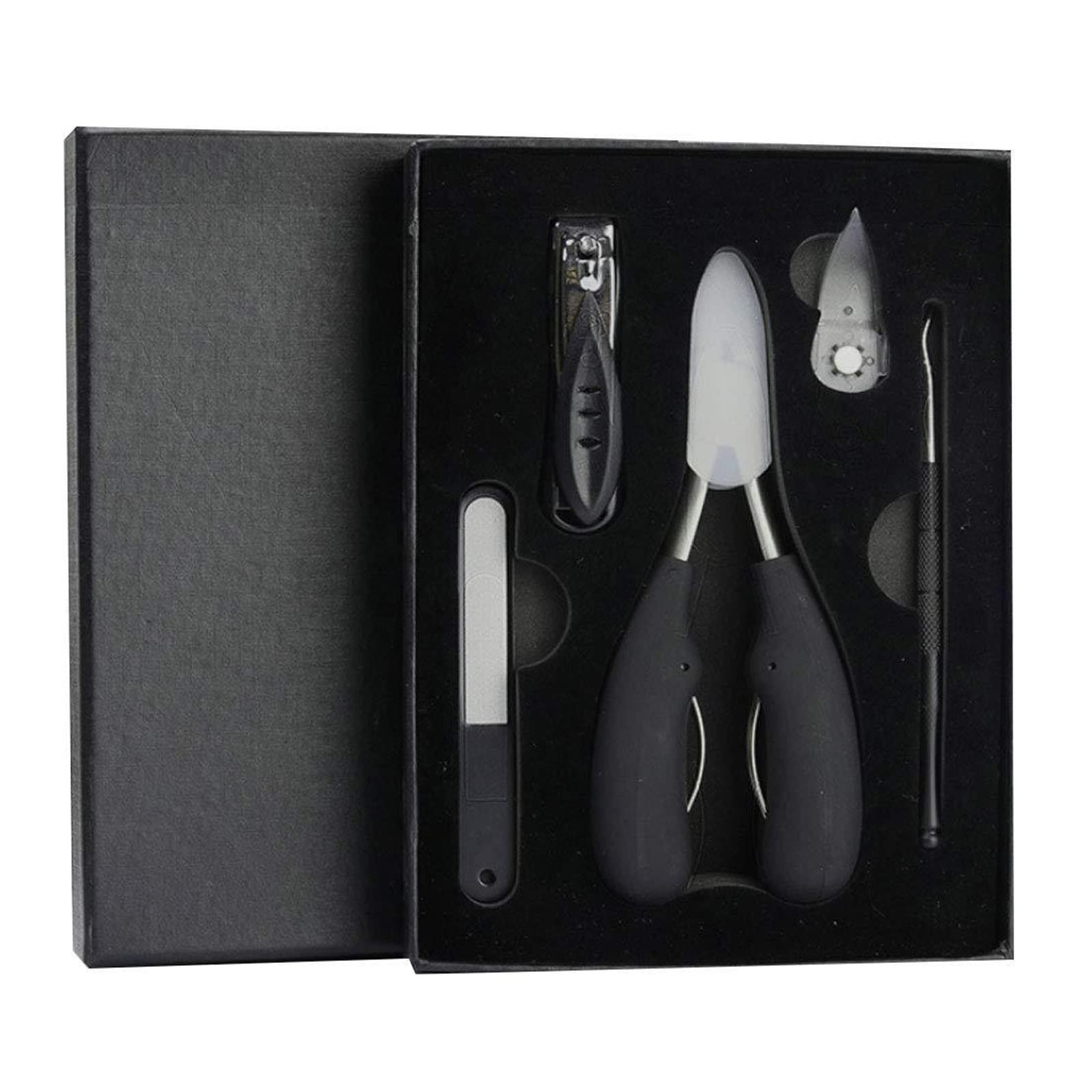 Professional Stainless Steel Nail Clippers & Toenail Trimmer Kit - Ingrown Toenail Tool, Manicure Scissors, Pedicure Pliers for Men & Women - Perfect for Home Grooming, Salon Use & Travel Nail Care