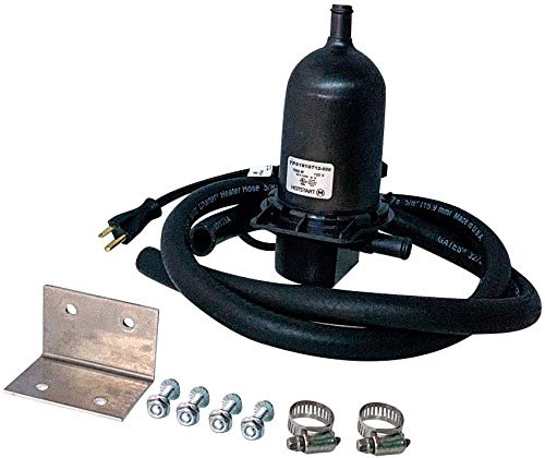 HOTSTART TPS151GT12-000 Engine Heater Kit with 5FT Hose & Mounting Hardware - Complete Diesel Engine Preheater Set for Trucks, Boats, Heavy Equipment in Cold Weather