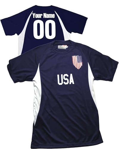Navy Blue and White