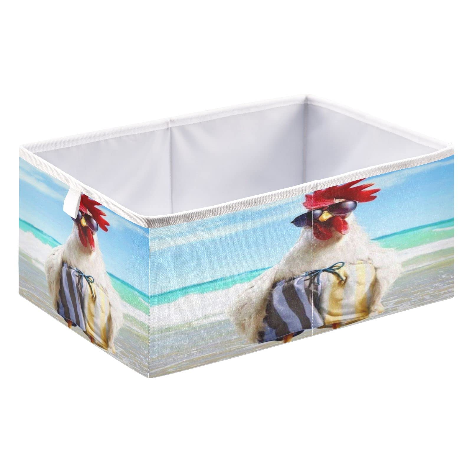 Ollabaky Collapsible Fabric Storage Bin - Waterproof Closet Organizer Cube for Toys, Clothes & Shelves | Foldable Basket Box for Home, Office & Travel Organization