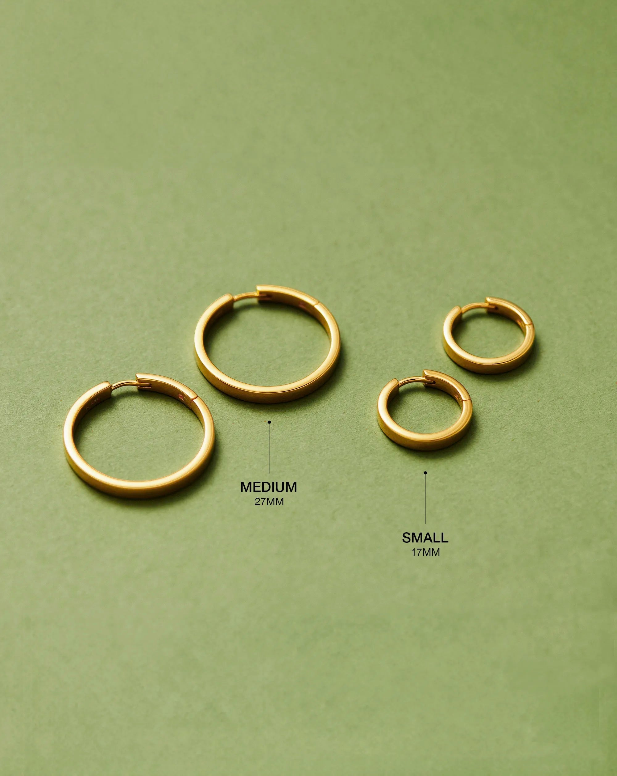 Classic Small Hoop Earrings for Women - 18k Gold Vermeil Minimalist Dainty Everyday Jewelry | Perfect for Work, Date Night & Casual Outfits