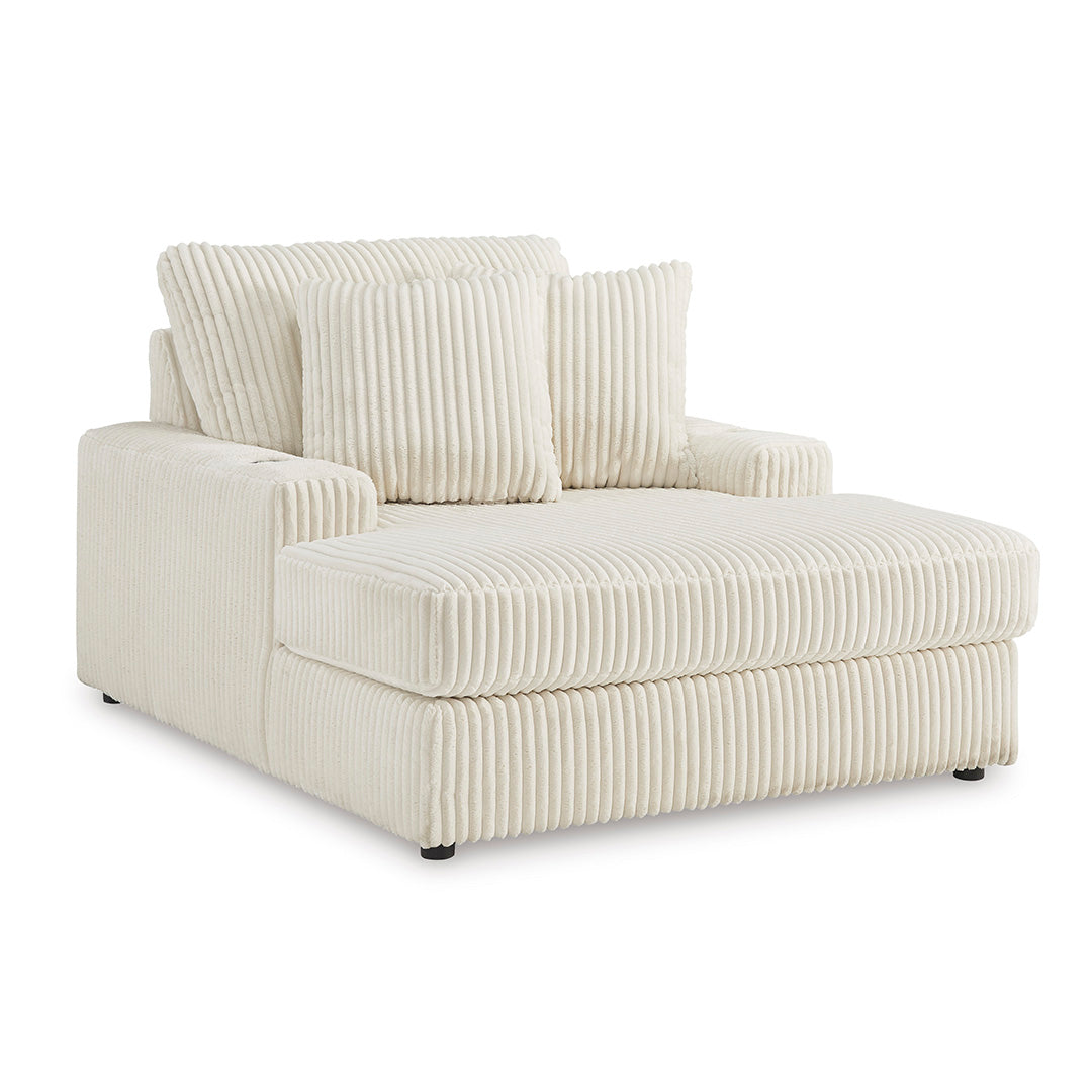 Luxury Lindyn Chaise Lounge - Modern Upholstered Accent Chair for Living Room, Bedroom & Office - Perfect for Relaxing, Reading & Decor
