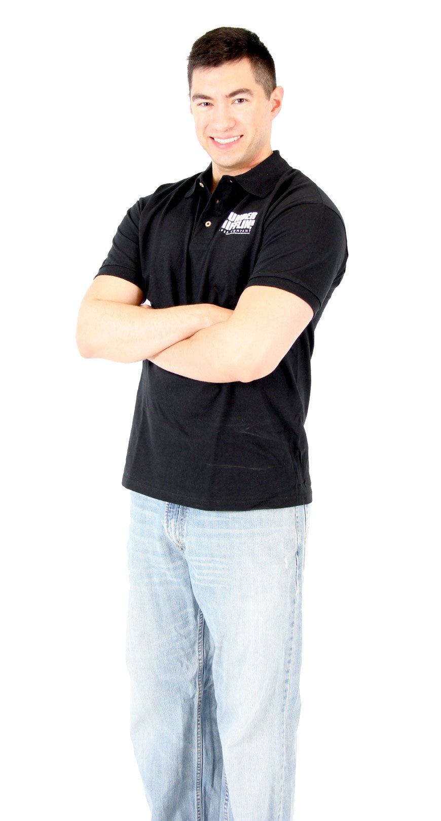 Dunder Mifflin Logo Polo Shirt for Men - The Office TV Show Merchandise - Comfortable Cotton Work Shirt for Office, Casual Wear & Fan Gifts