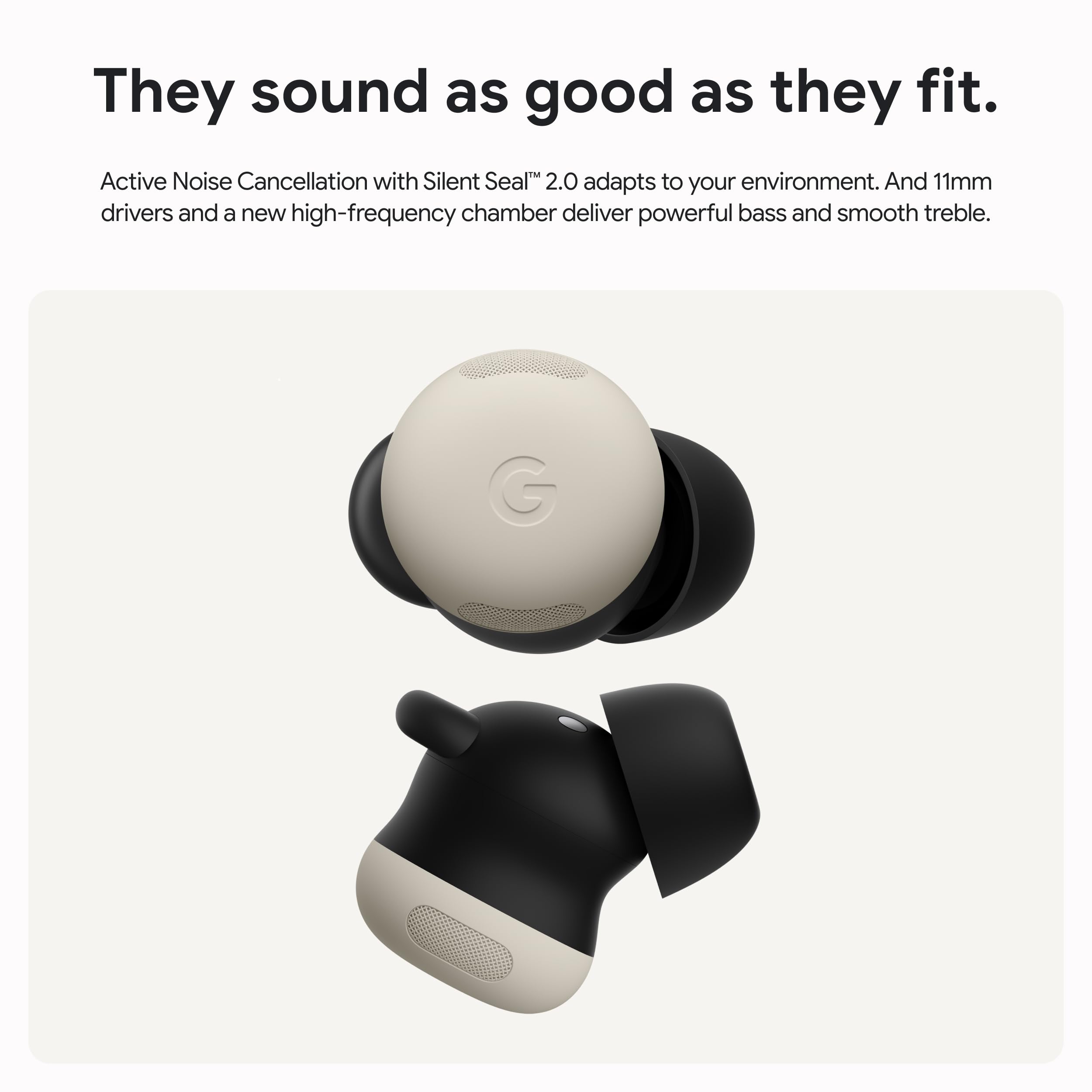 Google Pixel Buds Pro 2 Wireless Earbuds with Active Noise Cancellation, Bluetooth 5.0 Headphones, IPX4 Water Resistant, 30-Hour Battery Life - Peony Pink - Perfect for Workouts, Commuting & Travel