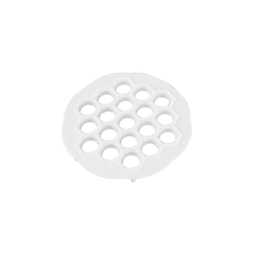 Premium Dumpling Maker Mold - 19 Hole Pelmeni, Ravioli, Empanada & Pierogi Press - Durable Kitchen Tool for Homemade Dumplings, Pastries & Pies (White) - Perfect for Asian Cuisine, Family Cooking & Party Food Prep