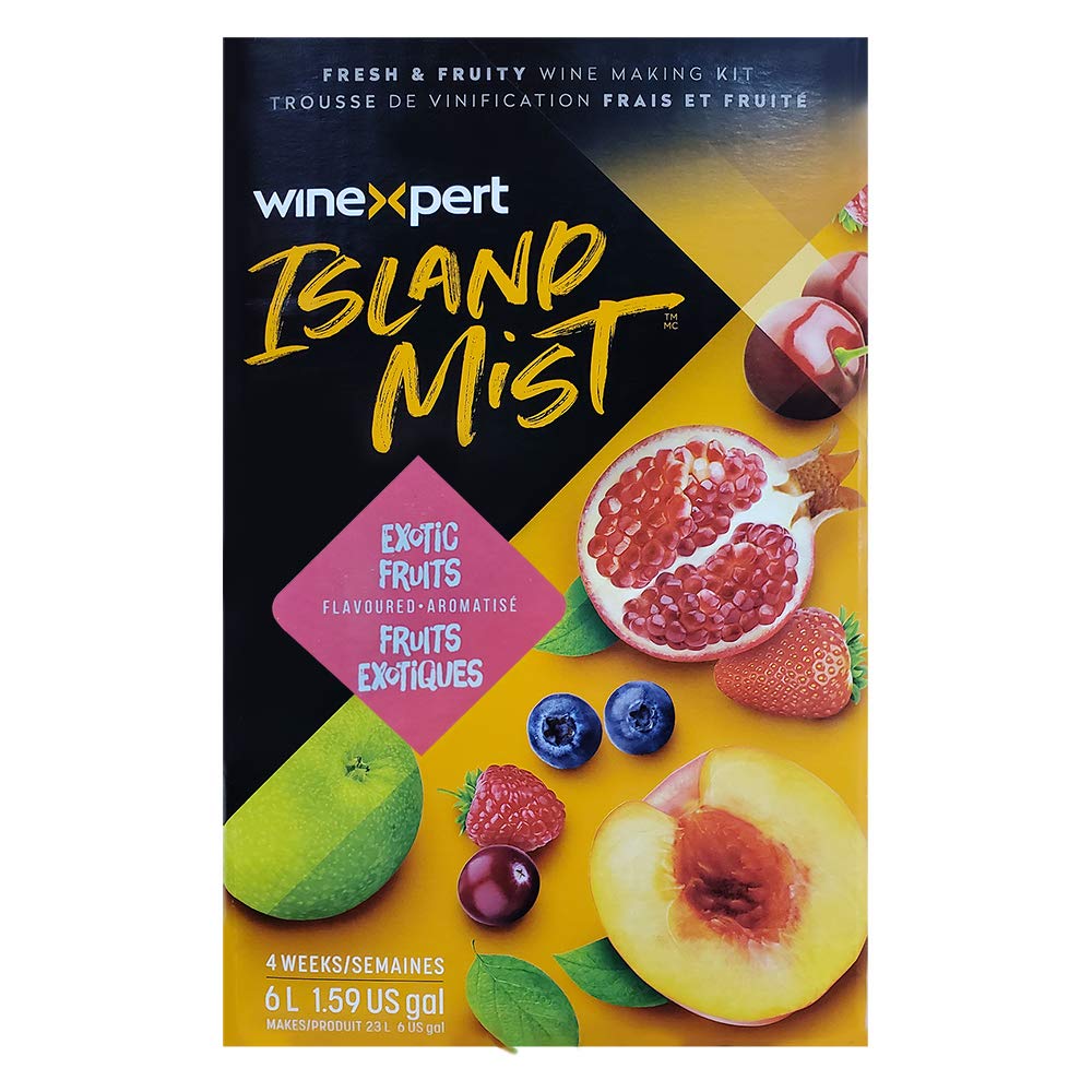 Premium White Zinfandel Wine Making Kit with Exotic Fruits - Perfect for Home Brewing & Special Occasions