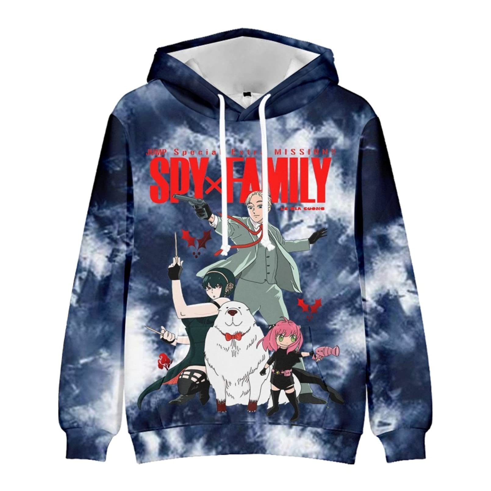 Spy x Family Anime Hoodie - Unisex Japanese Manga Harajuku Long Sleeve Sweatshirt | Perfect for Cosplay, Casual Wear & Anime Fans