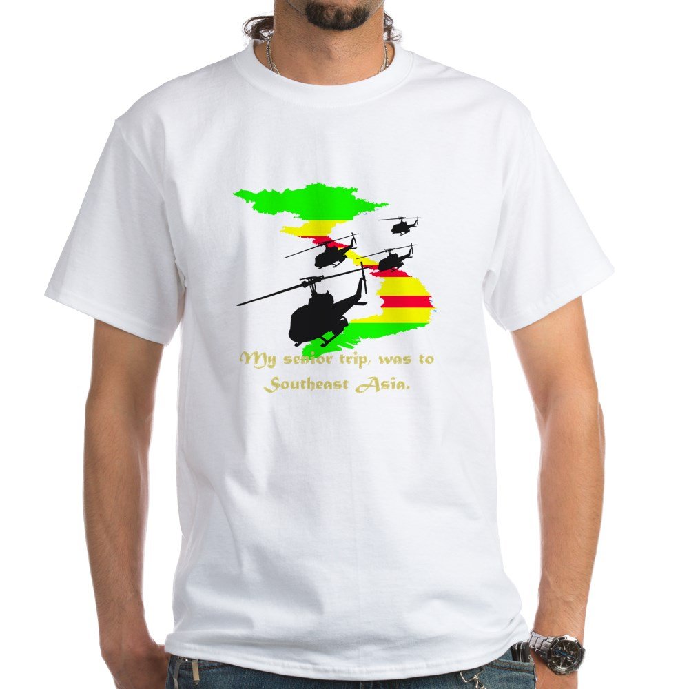 Senior Trip White Cotton T-Shirt for Men & Women - Comfortable Casual Tee for Graduation Celebrations, Class Reunions & School Events