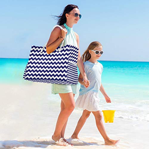 Chevron Beach Tote