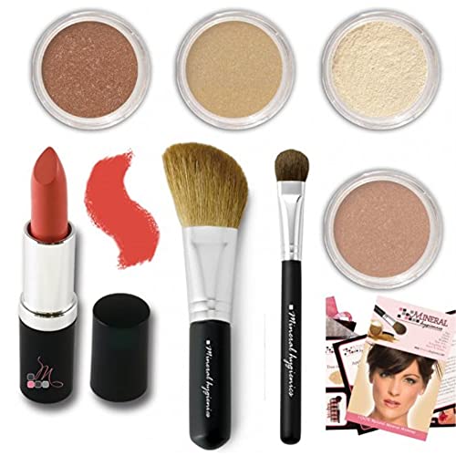 Mineral Hygienics Makeup Beauty Bundle - Natural Vegan Cosmetics Set for Flawless Skin | Perfect for Everyday Wear & Special Occasions