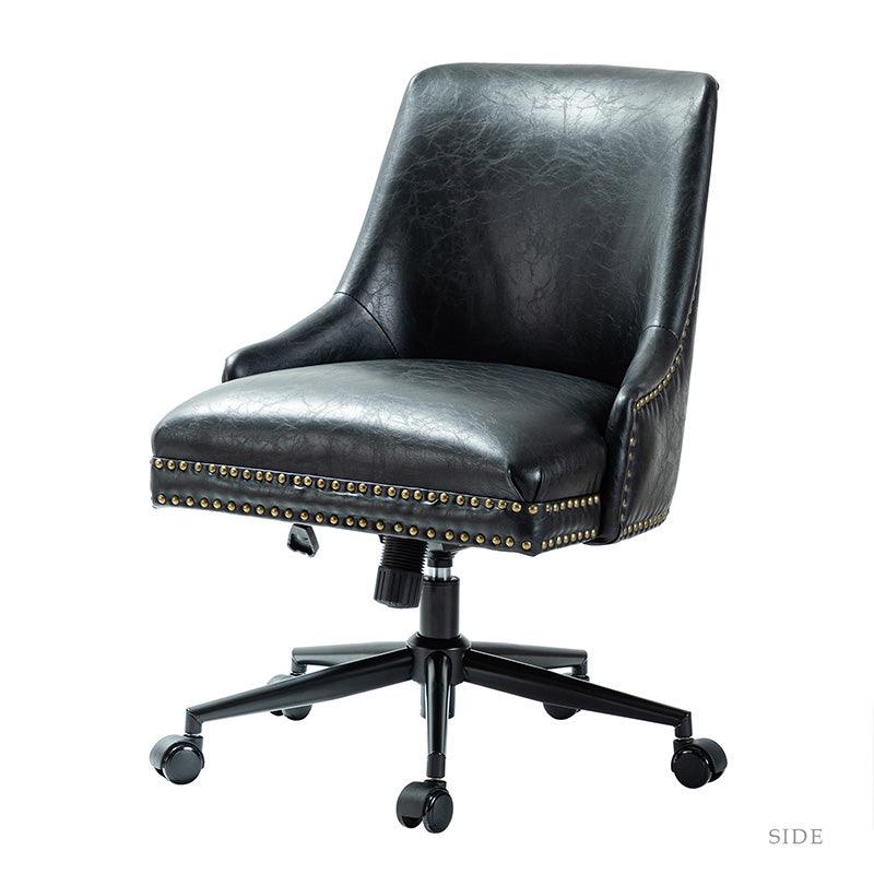 Juniper Vegan Leather Office Chair - Ergonomic Executive Desk Chair for Home & Office - Eco-Friendly PU Leather, Adjustable Height, Comfortable Seating for Long Hours