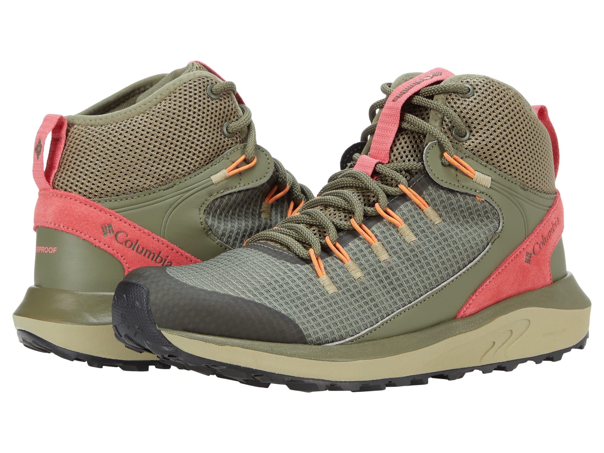 Columbia Men's Trailstorm Mid Waterproof Hiking Boots - Lightweight & Durable for Outdoor Adventures, Trail Running & Backpacking