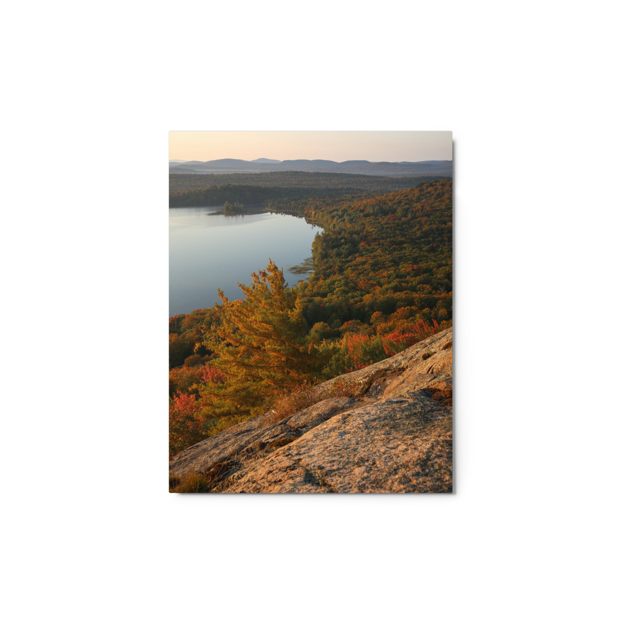 Stunning Metal Print | Dawn at Lake Lila Landscape Wall Art - Perfect for Living Room, Bedroom & Office Decor