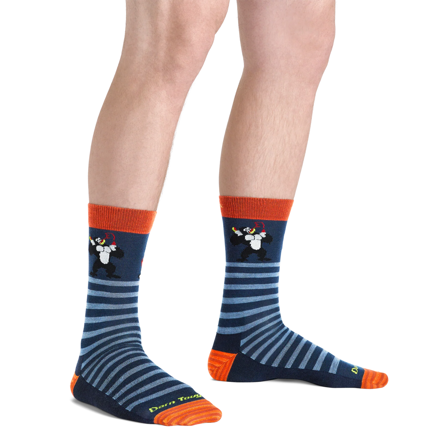 Animal Haus Crew Lightweight Lifestyle Socks for Men - D6066M - Comfortable Casual Wear for Daily Activities, Sports & Outdoor Adventures