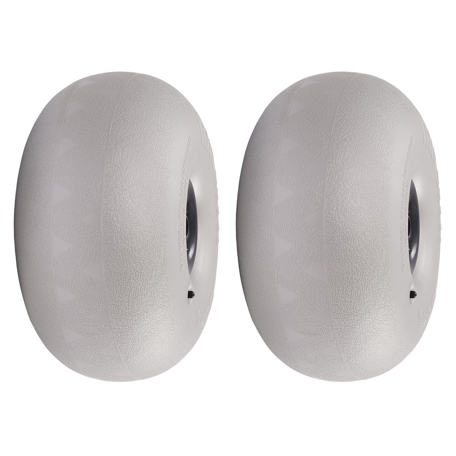 2-Pack Balloon Wheels - Replacement Sand Wheels for Beach Cart, Kayak Dolly, Canoe Cart & Buggy - Durable Tires for Sand, Gravel & Rough Terrain - Perfect for Beach Trips, Camping & Outdoor Adventures