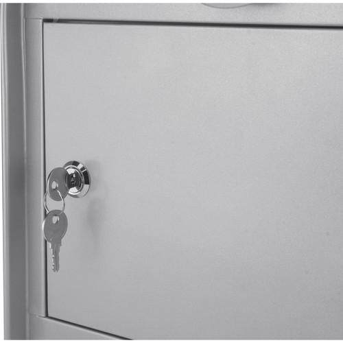 Barska CB13254 Large Locking Wall Mount Mailbox - Secure Outdoor Mailbox for Home, Office & Apartment - Weatherproof & Anti-Theft Design for Mail Protection