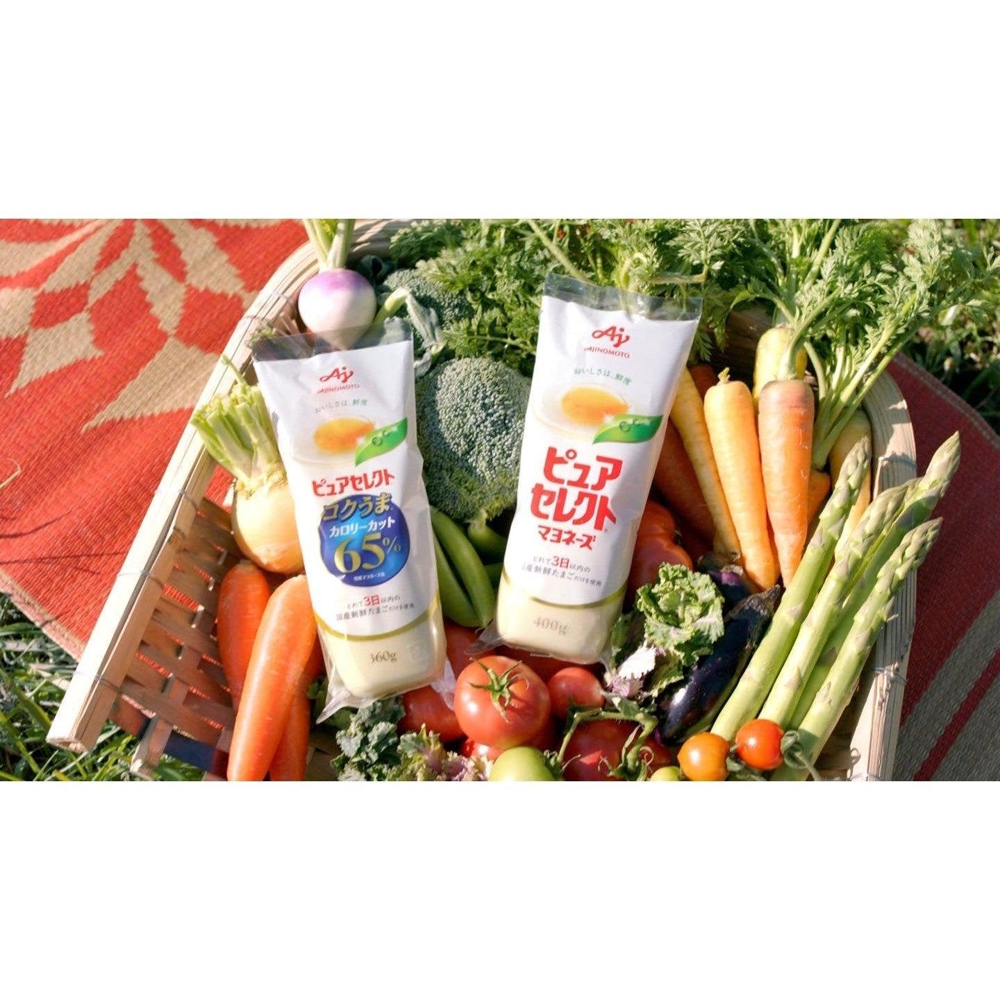 Ajinomoto Pure Select Japanese Mayonnaise 400g - Authentic Japanese Mayo for Sushi, Sandwiches & Salads