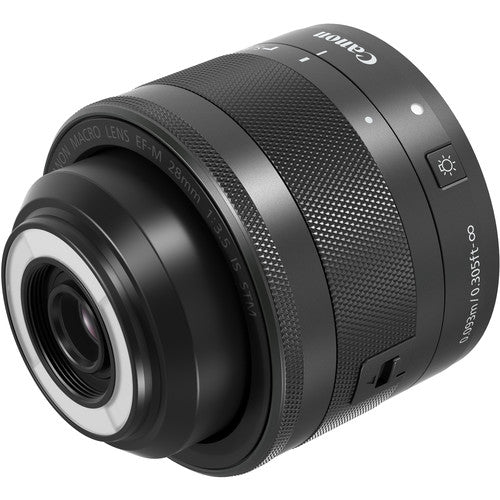 Canon EF-M 28mm f/3.5 Macro IS STM Lens for EOS M Cameras - Compact Macro Photography Lens with Image Stabilization - Perfect for Close-Up Shots, Product Photography & Travel