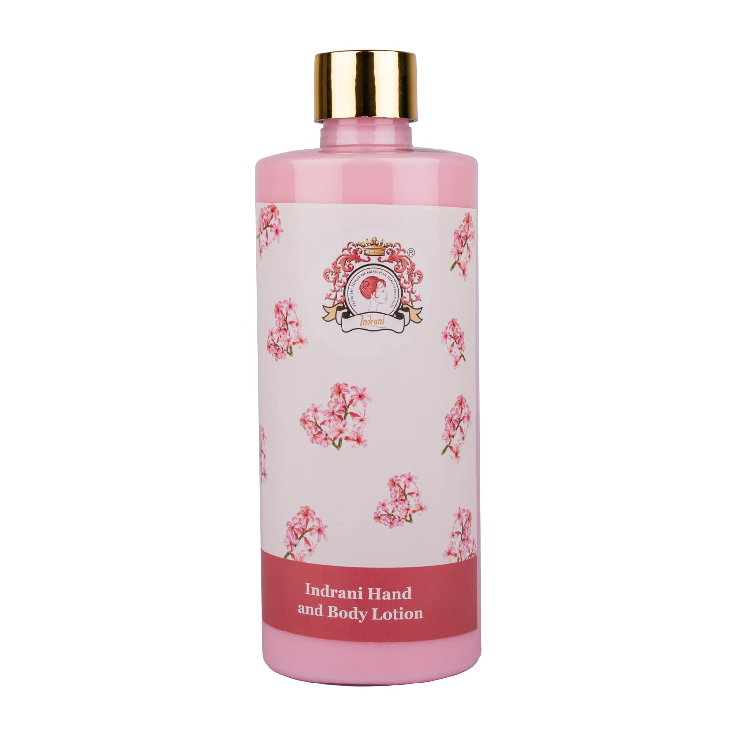Indrani Hand and Body Lotion 500ml - Moisturizing Cream for Dry Skin - Hydrating & Nourishing for All Skin Types - Perfect for Daily Use at Home, Office, or Travel