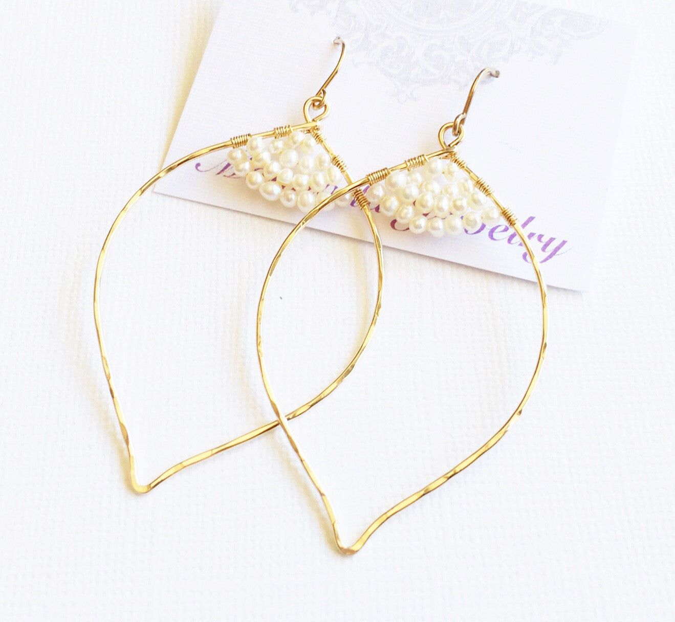 Malie Pearl Earrings (E168) - Elegant Dangle Earrings for Women, Perfect for Weddings, Parties & Special Occasions
