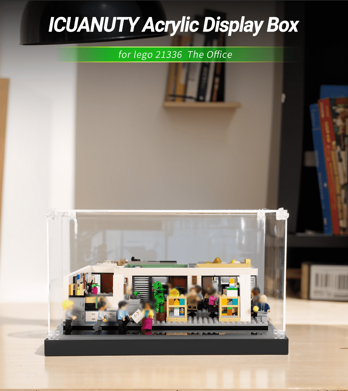 LEGO Ideas The Office 21336 Display Case - Premium Acrylic Showcase for Collectible Building Set | Perfect for Home Decor, Office Display & Gift Giving