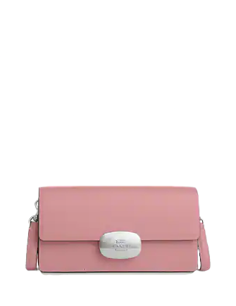 Coach Eliza Small Flap Crossbody Bag for Women - Genuine Leather Shoulder Purse with Adjustable Strap | Perfect for Work, Travel & Everyday Use