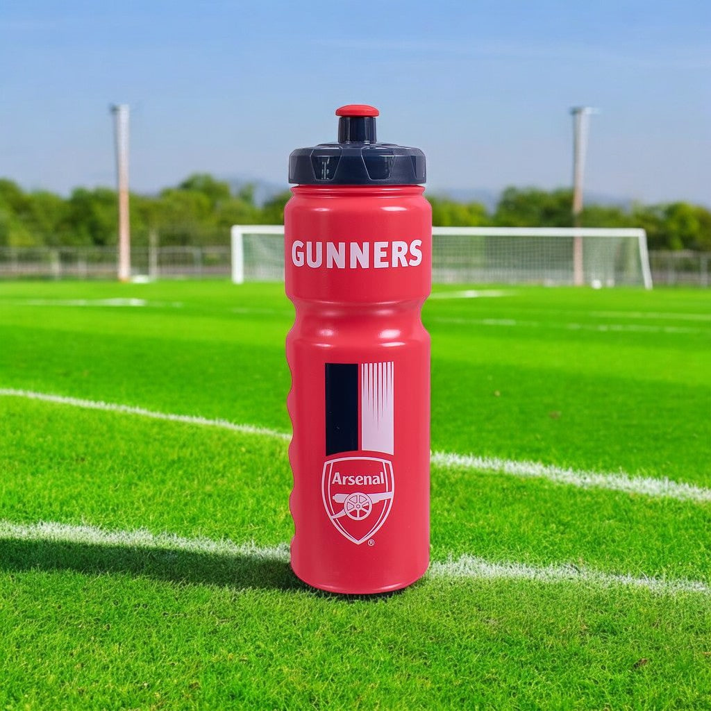 Official Arsenal 750ml Insulated Water Bottle - Stainless Steel Leakproof Sports Bottle for Gym, Hiking & Soccer Fans