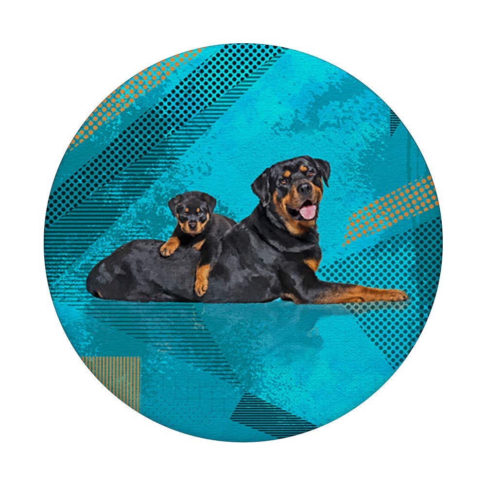 Rottweiler Metzgerhund PopSockets Phone Grip & Stand - Expandable Phone Holder for iPhone, Samsung, Tablets - Perfect for Work, Travel, and Daily Use