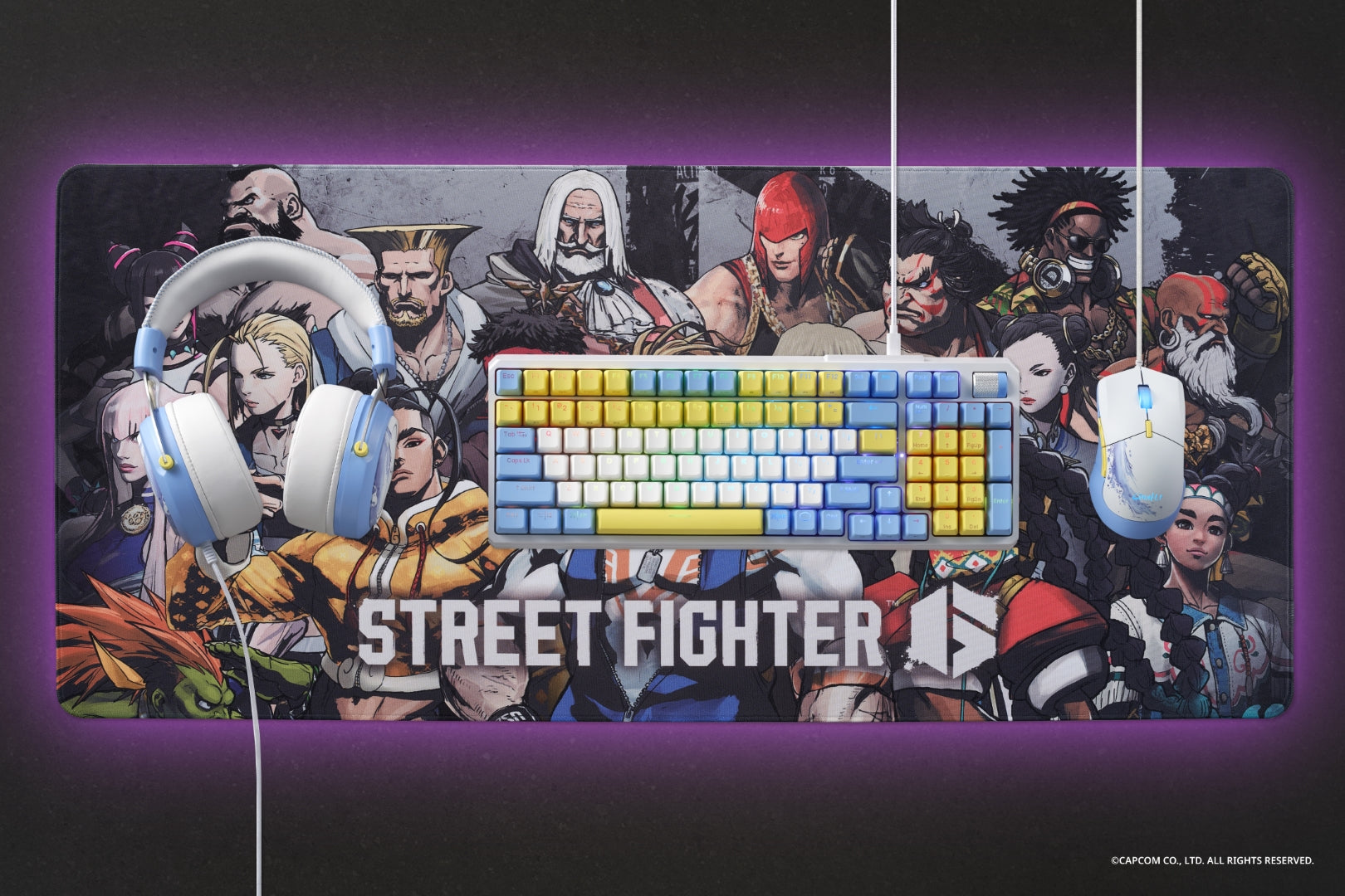 Cooler Master MP511 SF6 Edition Gaming Mouse Pad - Large Non-Slip Surface for PC, Laptop & Console Gaming - Perfect for Street Fighter 6 & Competitive Esports