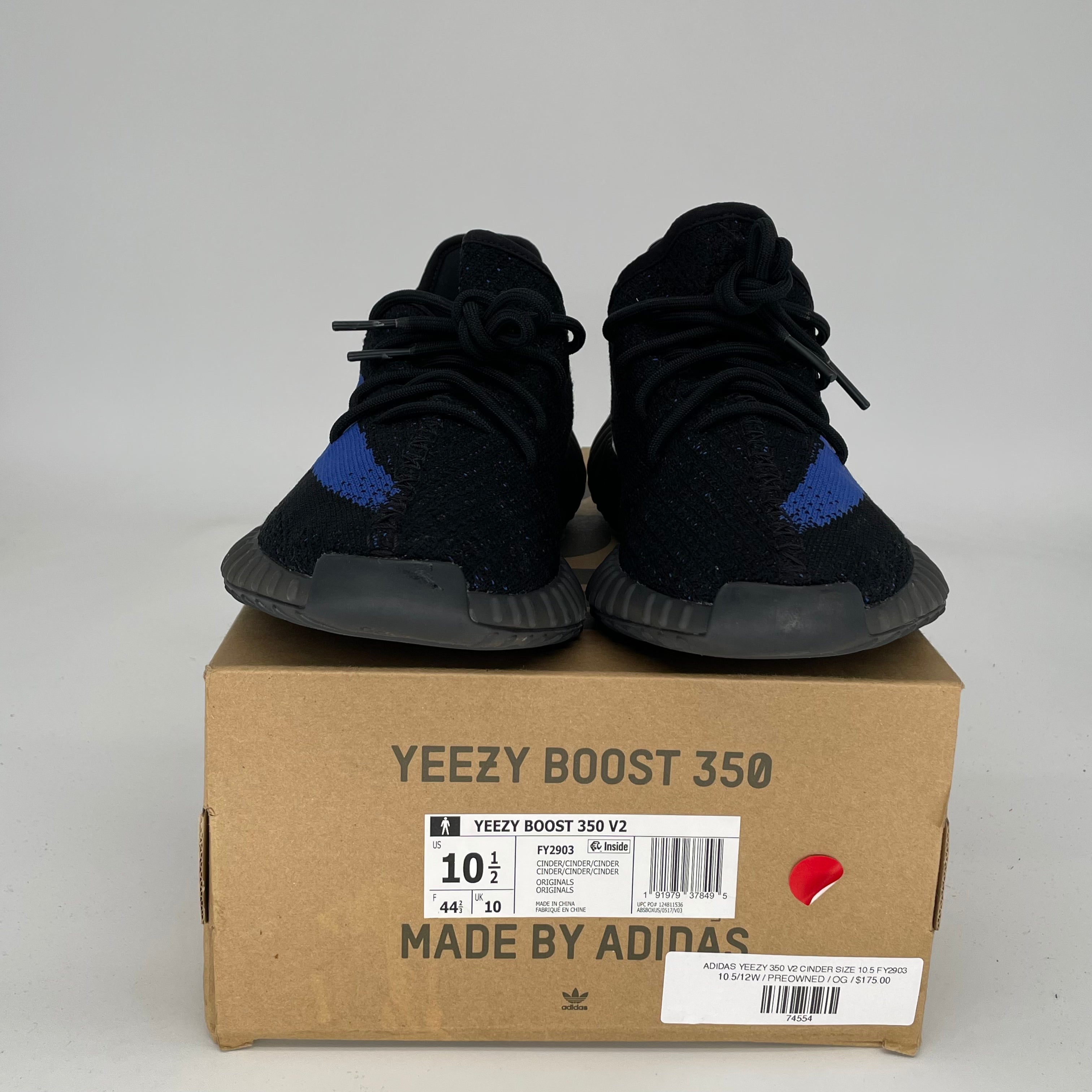 Adidas Yeezy Boost 350 V2 Dazzling Blue Men's Running Shoes Size 10.5 - GY7164 | Comfortable Sneakers for Casual Wear, Gym & Street Style