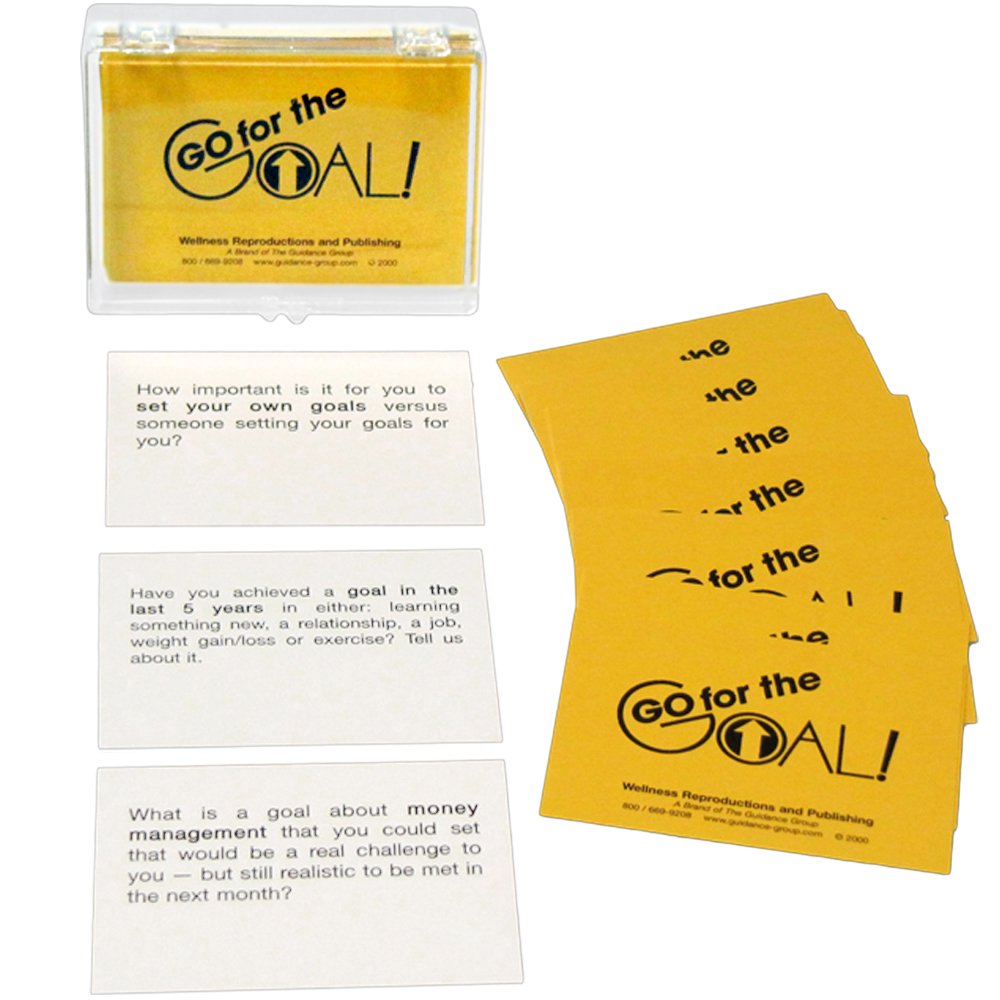 Go for The Goal! Motivational Cards for Wellness & Success - Perfect for Office, Home, and Team Building Activities