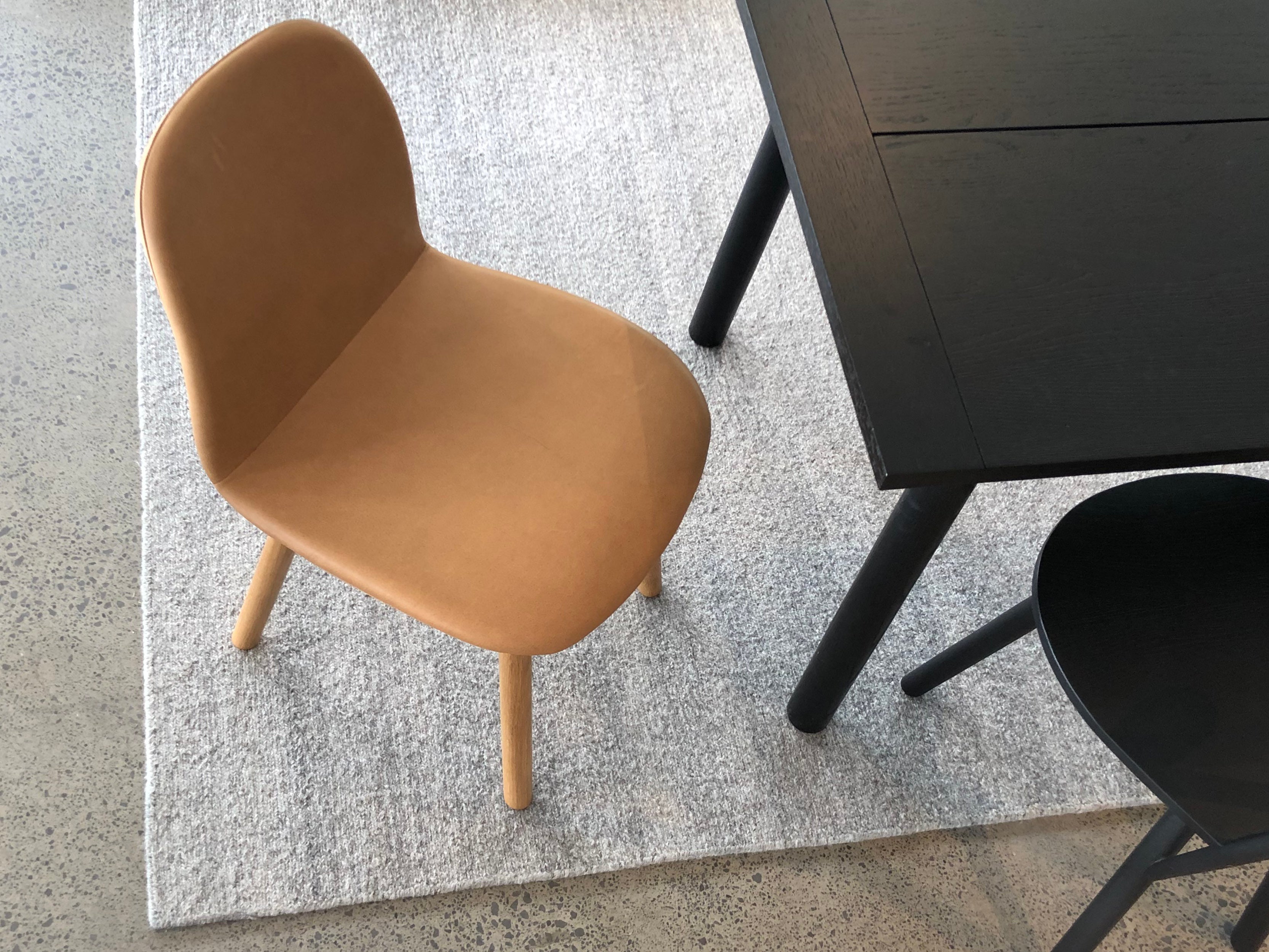 Modern Dining Chairs Set of 2 - Sturdy Wooden Kitchen Chairs with Padded Seats - Perfect for Dining Room, Kitchen, Breakfast Nook & Small Spaces
