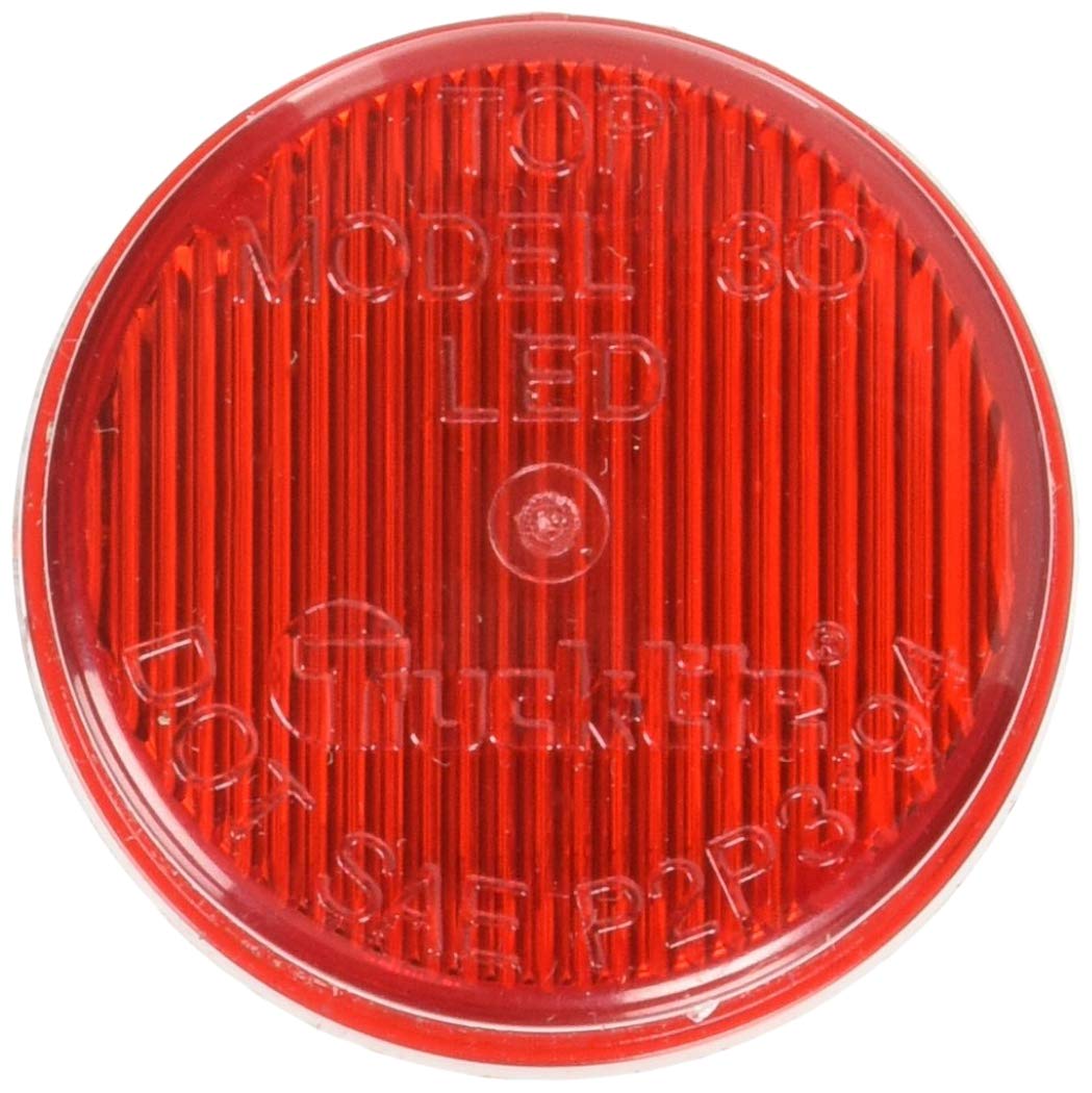 Truck-Lite 30250R LED Clearance Marker Light for Semi Trucks & Trailers - Heavy Duty Waterproof Side Marker Lights for Commercial Vehicles, RVs & Boats