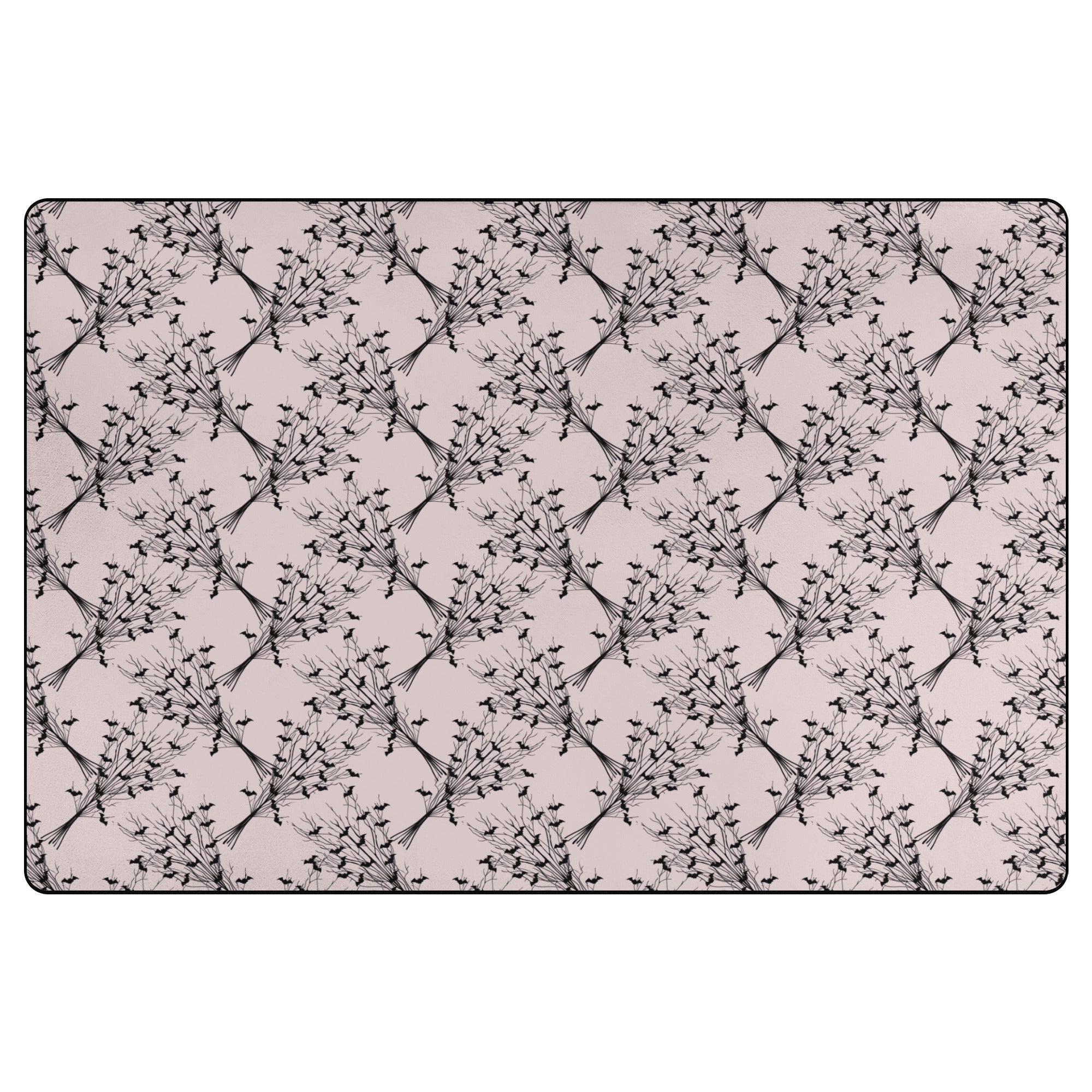 Stylish Creatures of The Night Living Room Rug - Gothic Home Decor for Halloween & Dark Aesthetic - Perfect for Living Room, Bedroom, or Dorm