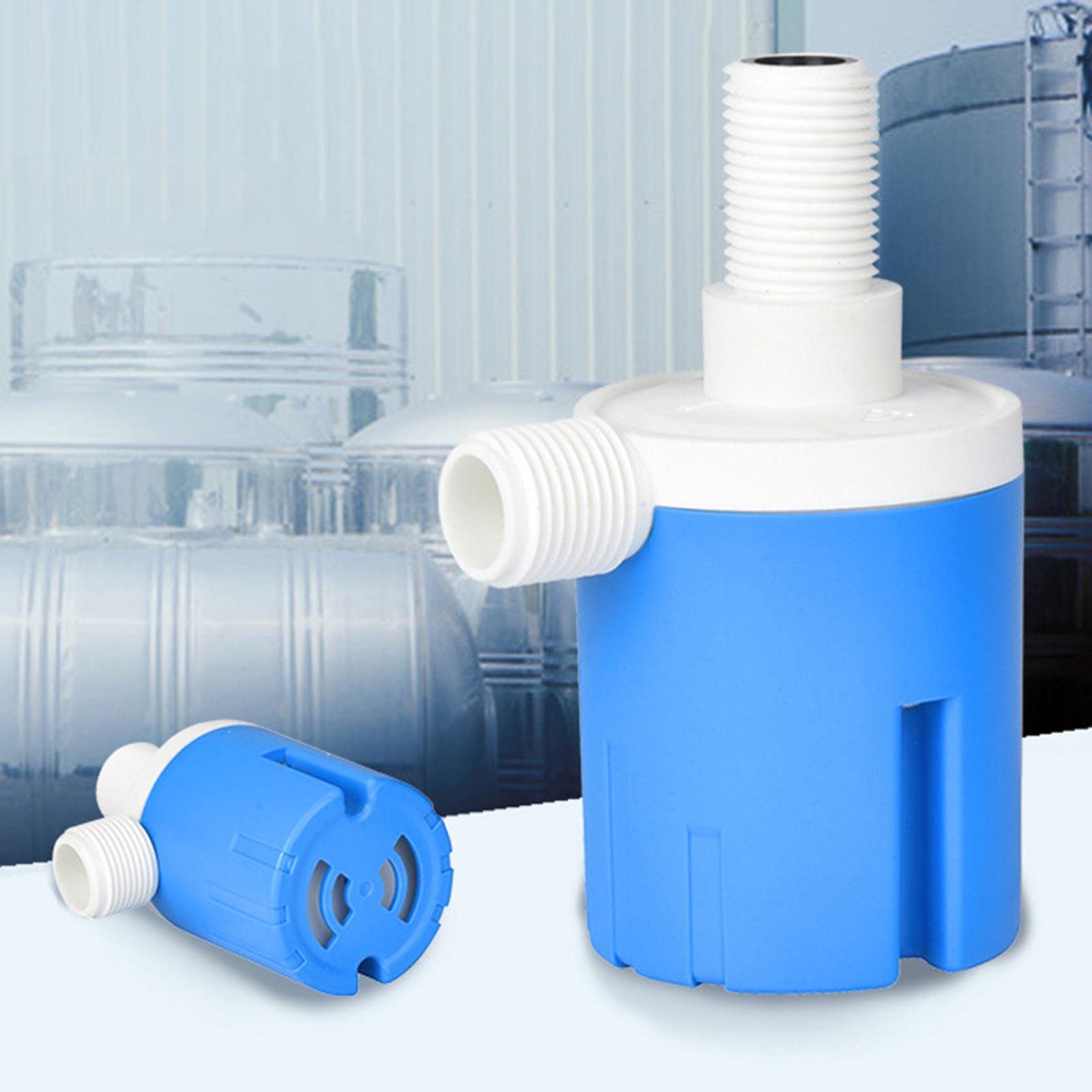ATORSE® 1/2 Inch Automatic Water Float Valve - Water Level Controller for Tanks, Pools, and Irrigation Systems