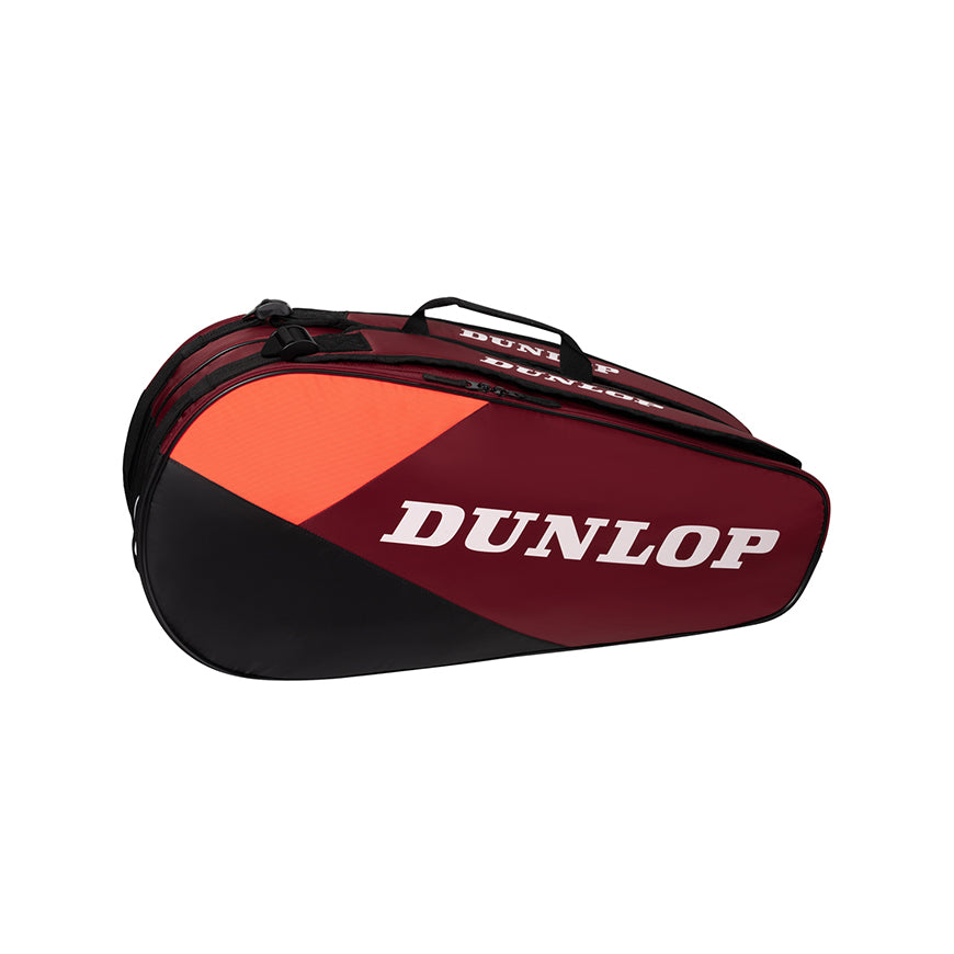 Dunlop CX Club 6 Pack Tennis Racquet Bag - Red/Black | Premium Tennis Gear for Players & Coaches | Perfect for Tournaments, Practice & Court Storage